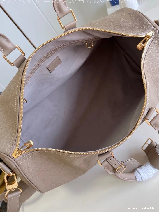 Official oldcobbler VUITTON 45 BANDOULIÈRE KEEPALL LOUIS 0724